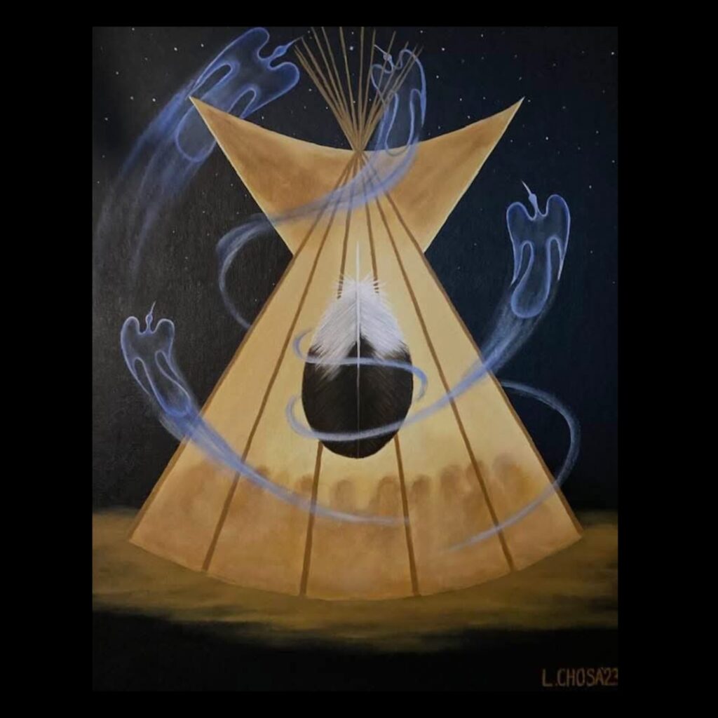 Peyote Prayer-Artist Leonard Chosa Jr. Warpaint Designs